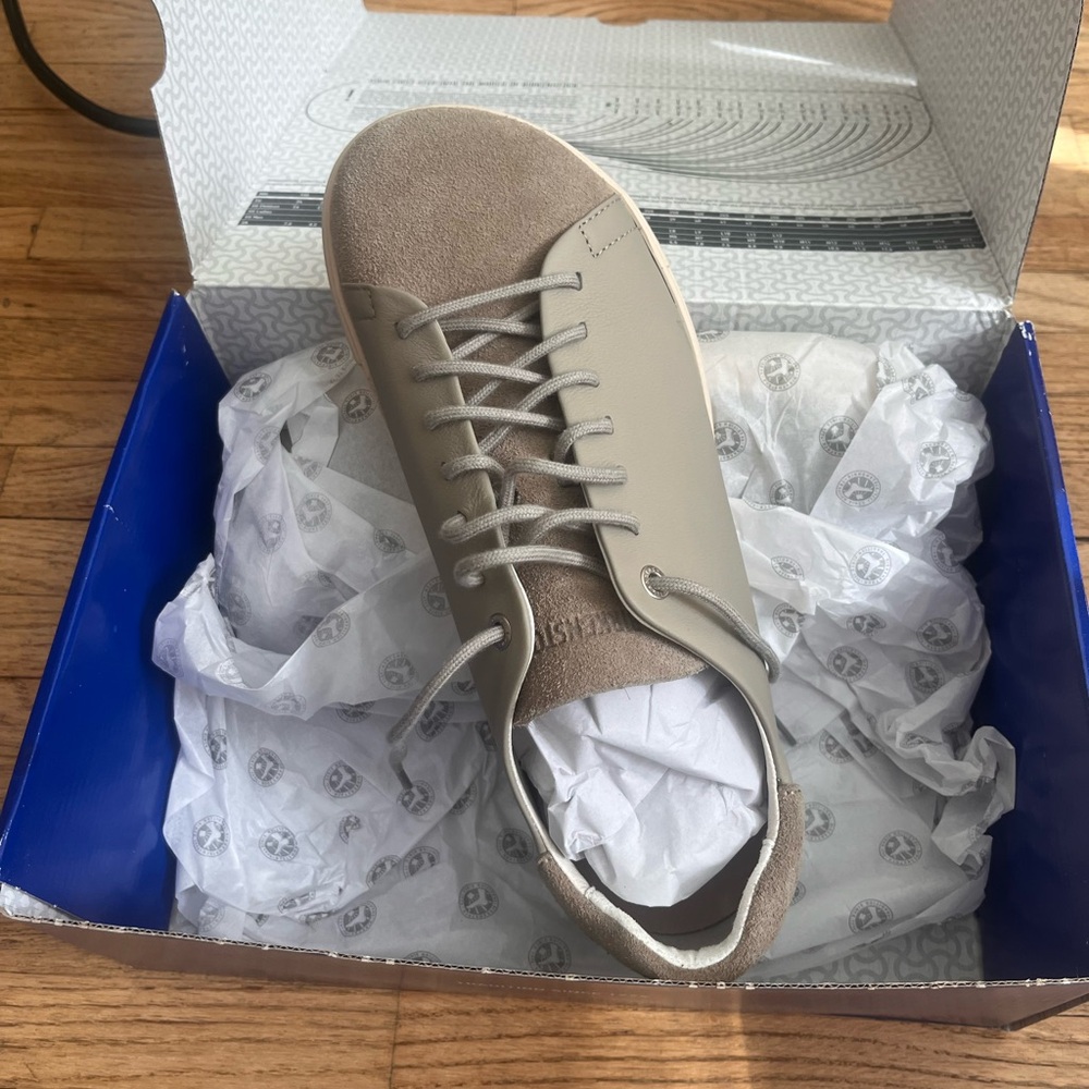 Birkenstock Beige and Taupe Sneakers New never used!!!!